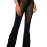 Front View Evening In Paris Mesh Flare Trouser