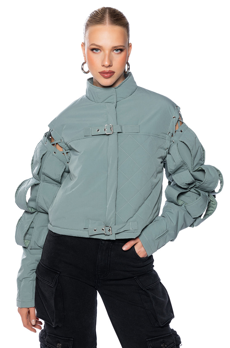Side View Ever After Puffer Jacket