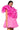 Side View Ever After Ruffle Sleeve Pleated A Line Mini Dress In Pink