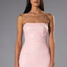 Front View Everlie Every Night Mini Dress In Pink