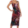 Front View Everly Printed Midi Dress