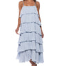 Front View Every Bit Of Pretty Ruffle Maxi Dress