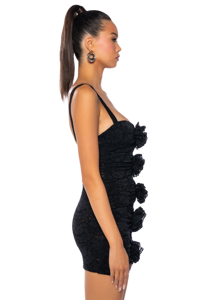 EVERY ROSE HAS ITS THORNS LACE CUTOUT MINI DRESS AKIRA EVERY ROSE HAS ITS THORNS LACE CUTOUT MINI DRESS AKIRA