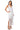 Front View Everything Entrance Fringe V Neck Maxi Dress In White