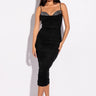 Front View Everything You Hear About Mesh Midi Dress