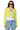 Front View Everywhere Cropped Spring Blazer In Light Green