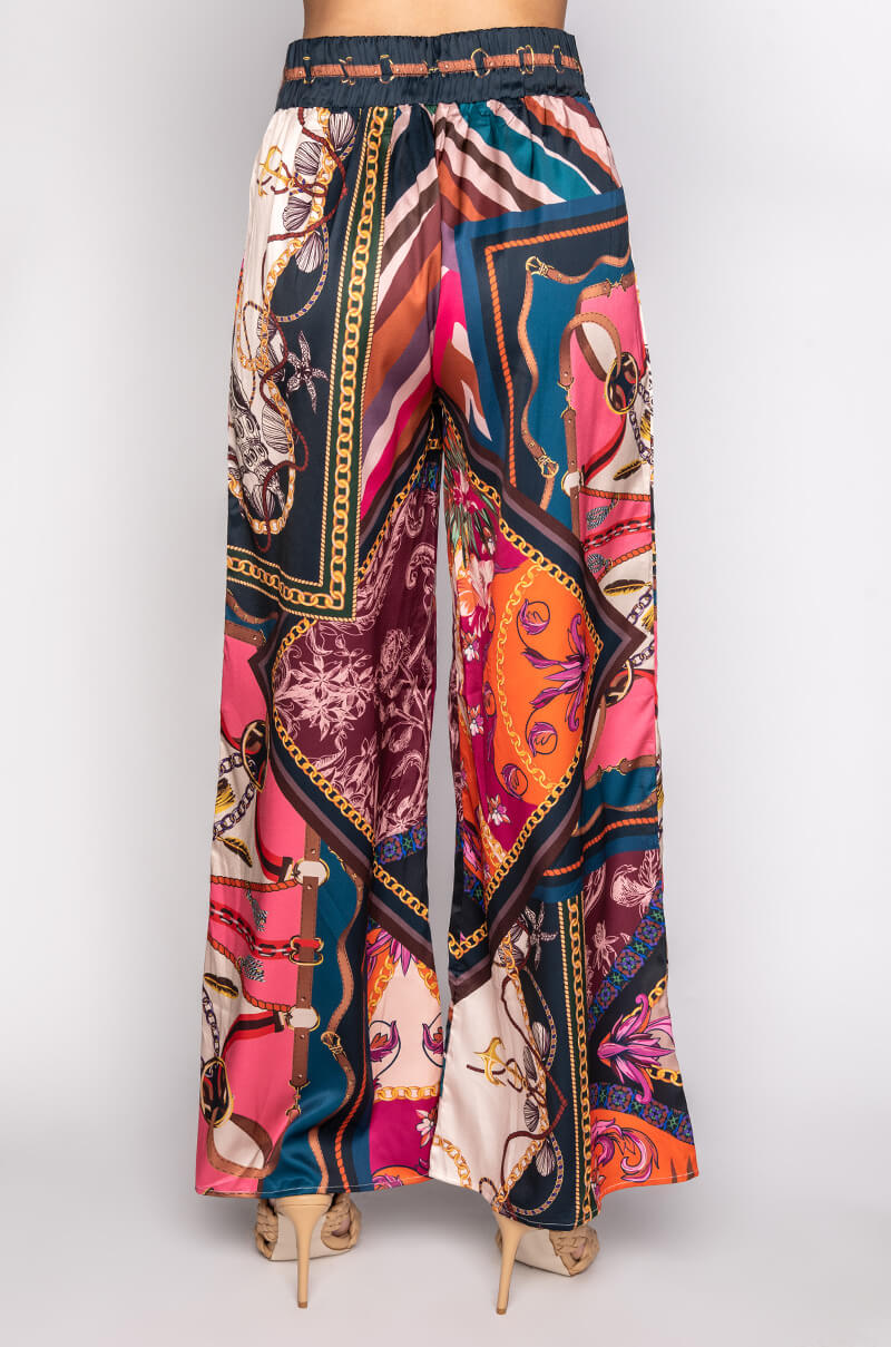 Full View Excuse Me Tie Front Wide Leg Palazzo Pants 4