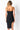 Back View Expensive Taste Expensive Bitch Midi Dress With Pearls in Black