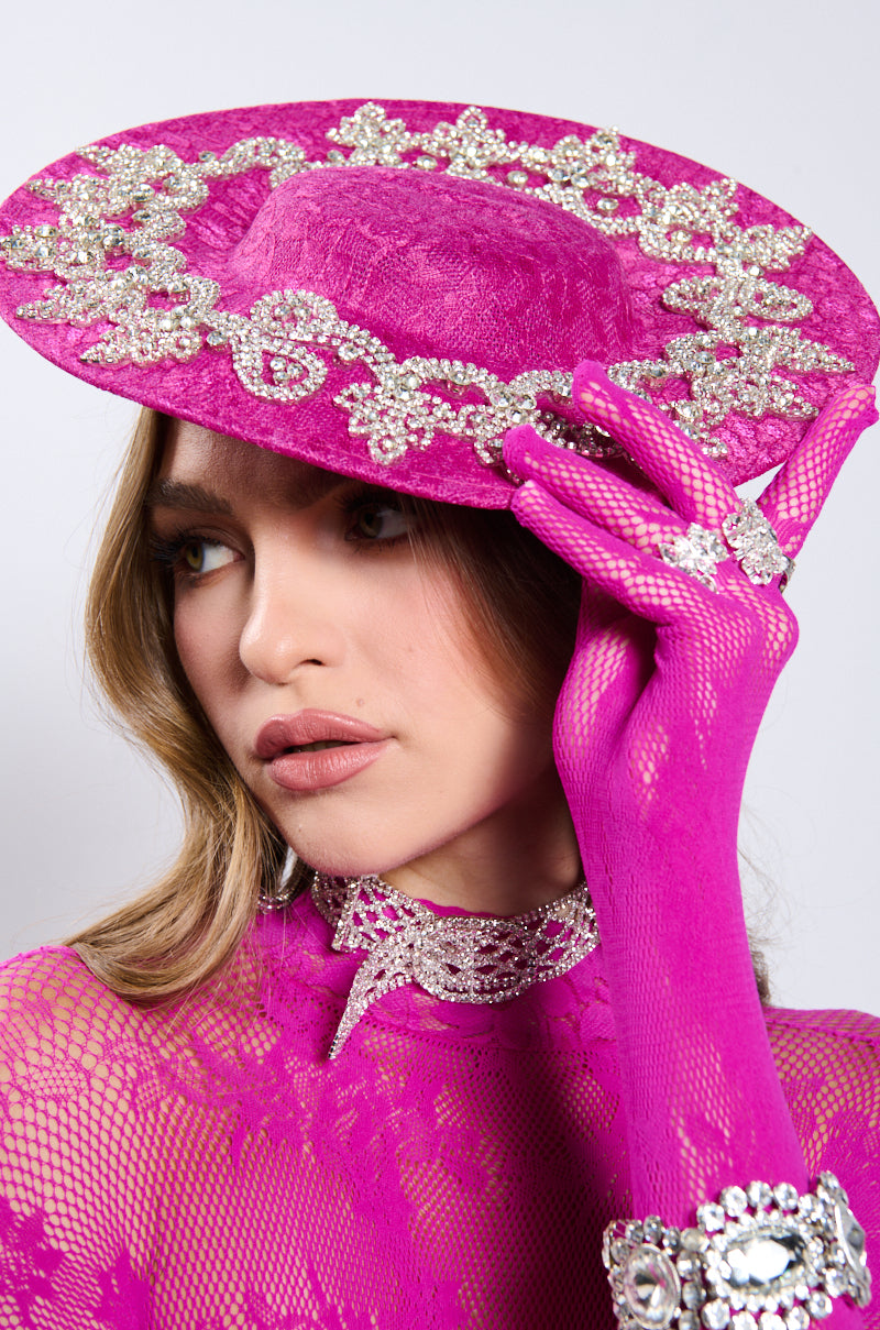 Front View Extra Luxe Life Bling Hat