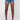 Front View Extreme Stretch High Waisted Jean Shorts in Medium Blue Denim