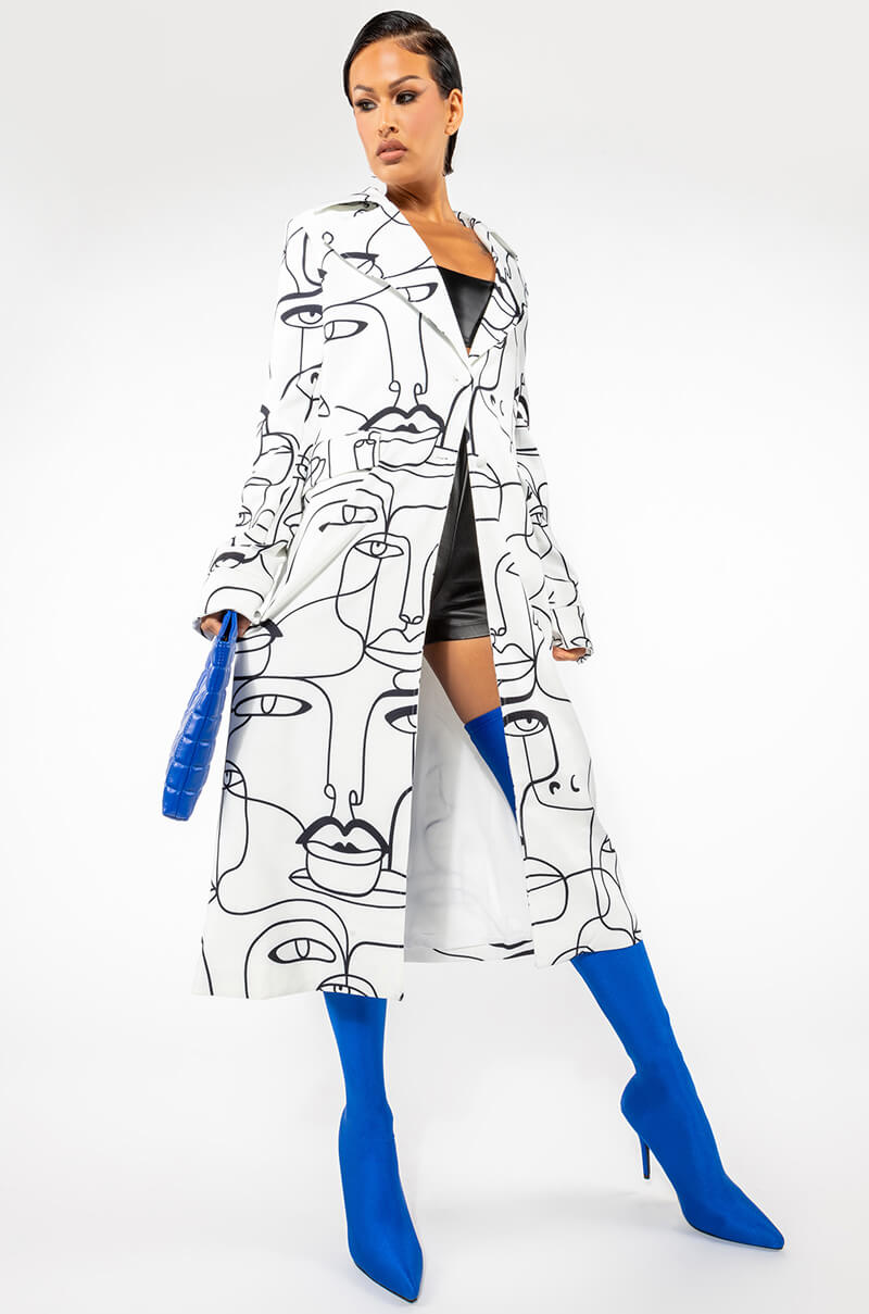 Side View Face Off Lightweight Trench 1