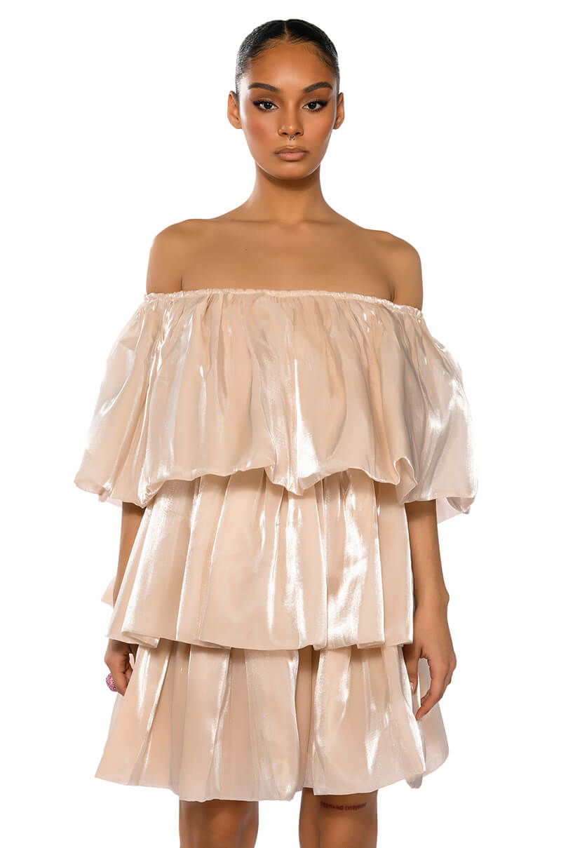 FAIRY DREAMS CHIFFON LAYERED MINI DRESS AKIRA FAIRY DREAMS CHIFFON LAYERED MINI DRESS AKIRA