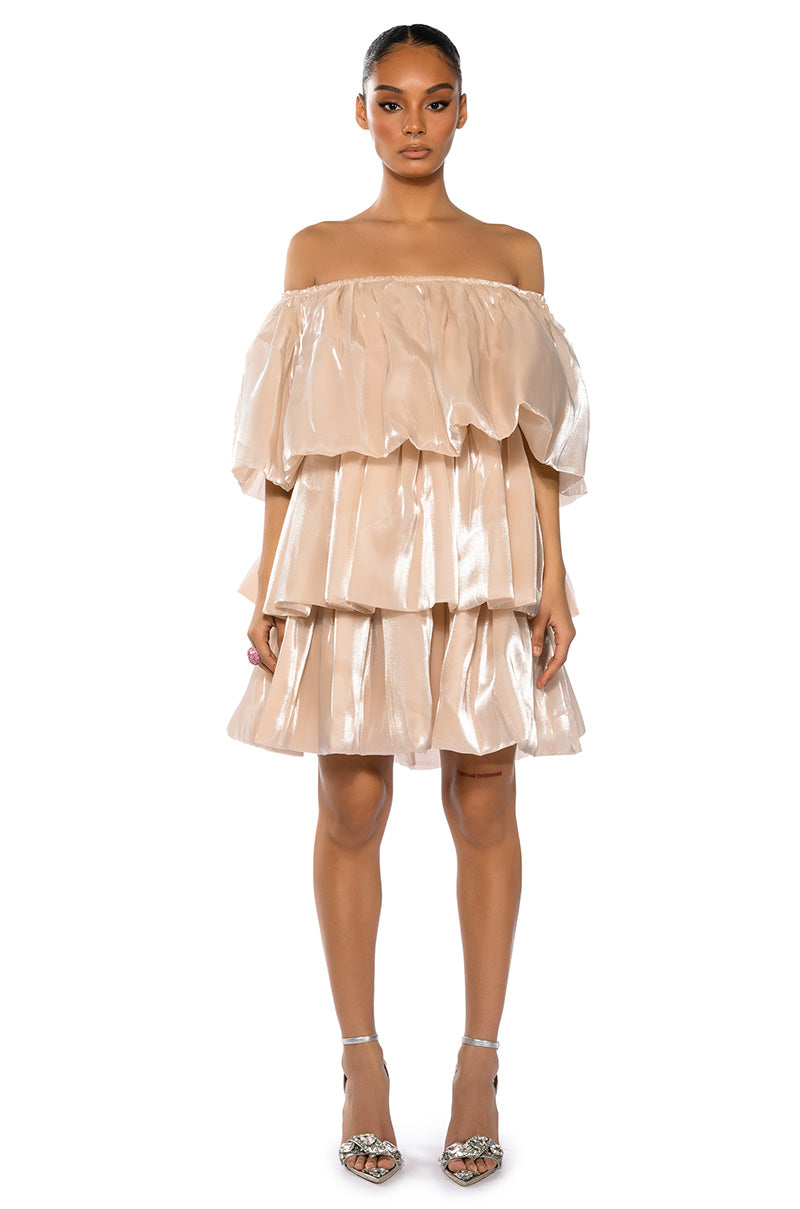FAIRY DREAMS CHIFFON LAYERED MINI DRESS AKIRA FAIRY DREAMS CHIFFON LAYERED MINI DRESS AKIRA