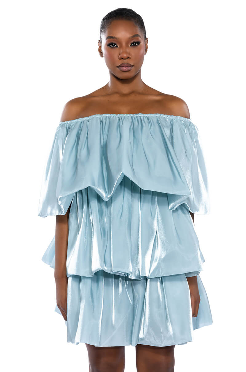 FAIRY DREAMS CHIFFON LAYERED MINI DRESS AKIRA FAIRY DREAMS CHIFFON LAYERED MINI DRESS AKIRA