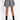 Front View Fall Vibes Only Plaid Knit Mini Skirt in Black Multi