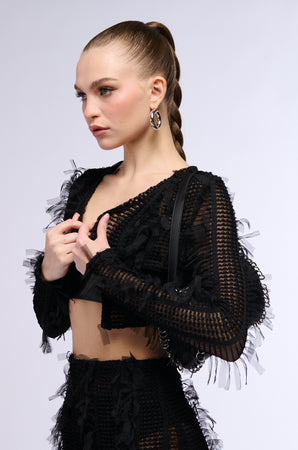 FALLING TO PIECES STRETCH BOLERO – AKIRA