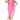 Front View Fancy Af Wrap Front Bandage Mini Dress in Pink