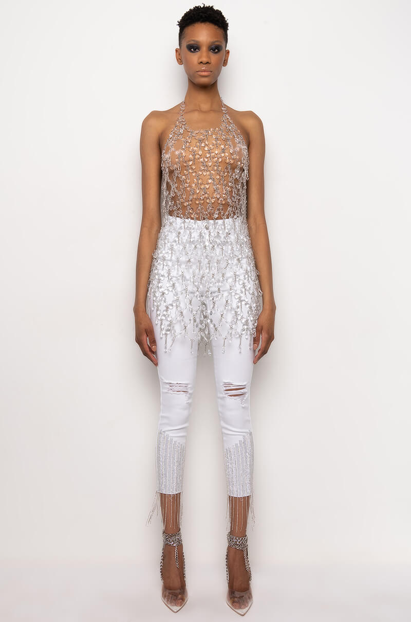 Extra View Fantasy Drip Dress Body Chain