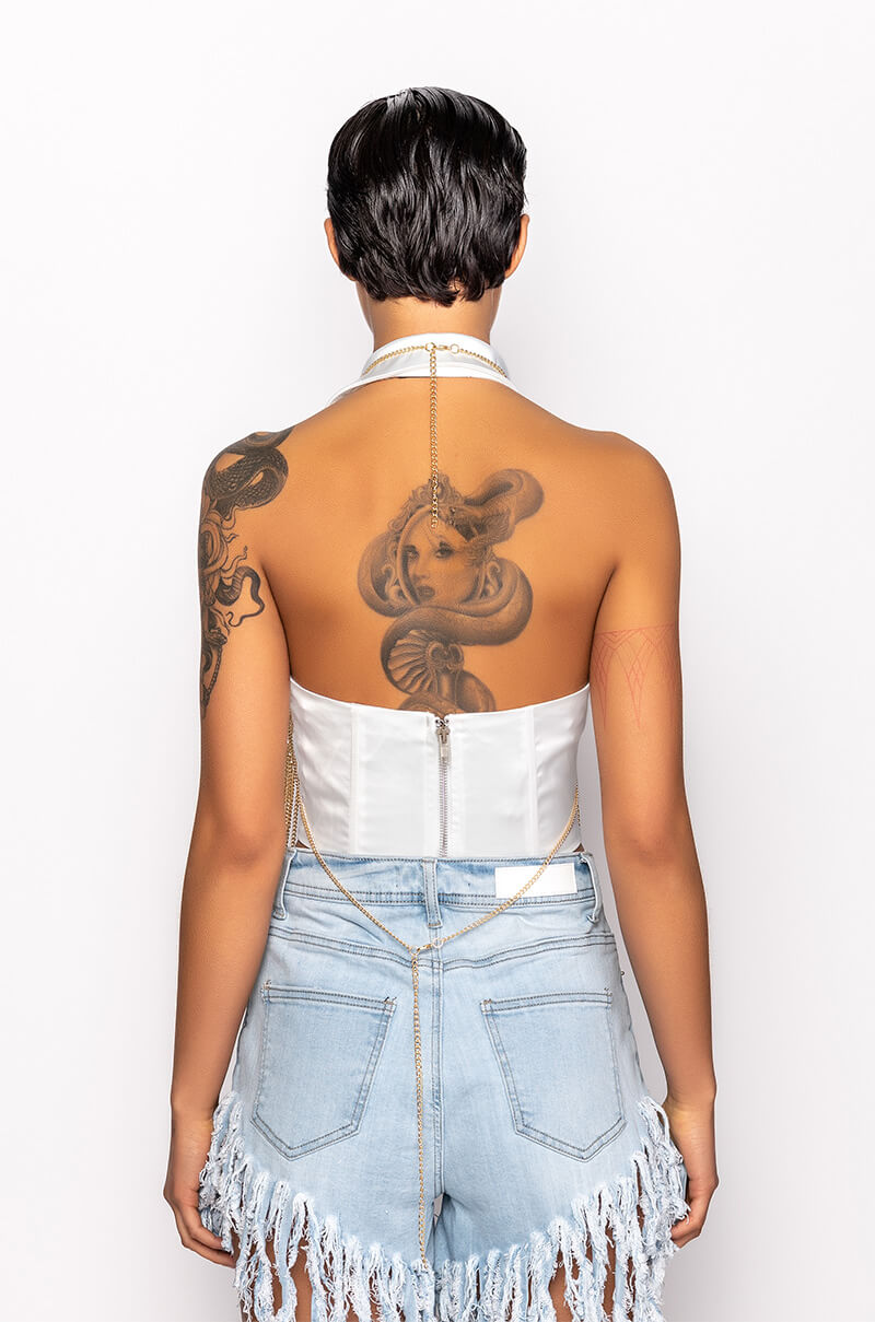 Full View Fantasy Drip Link Bra Body Chain