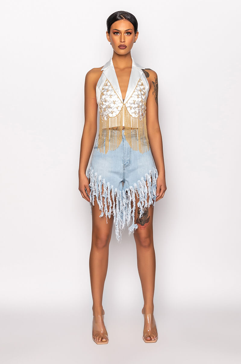 Extra View Fantasy Drip Link Bra Body Chain