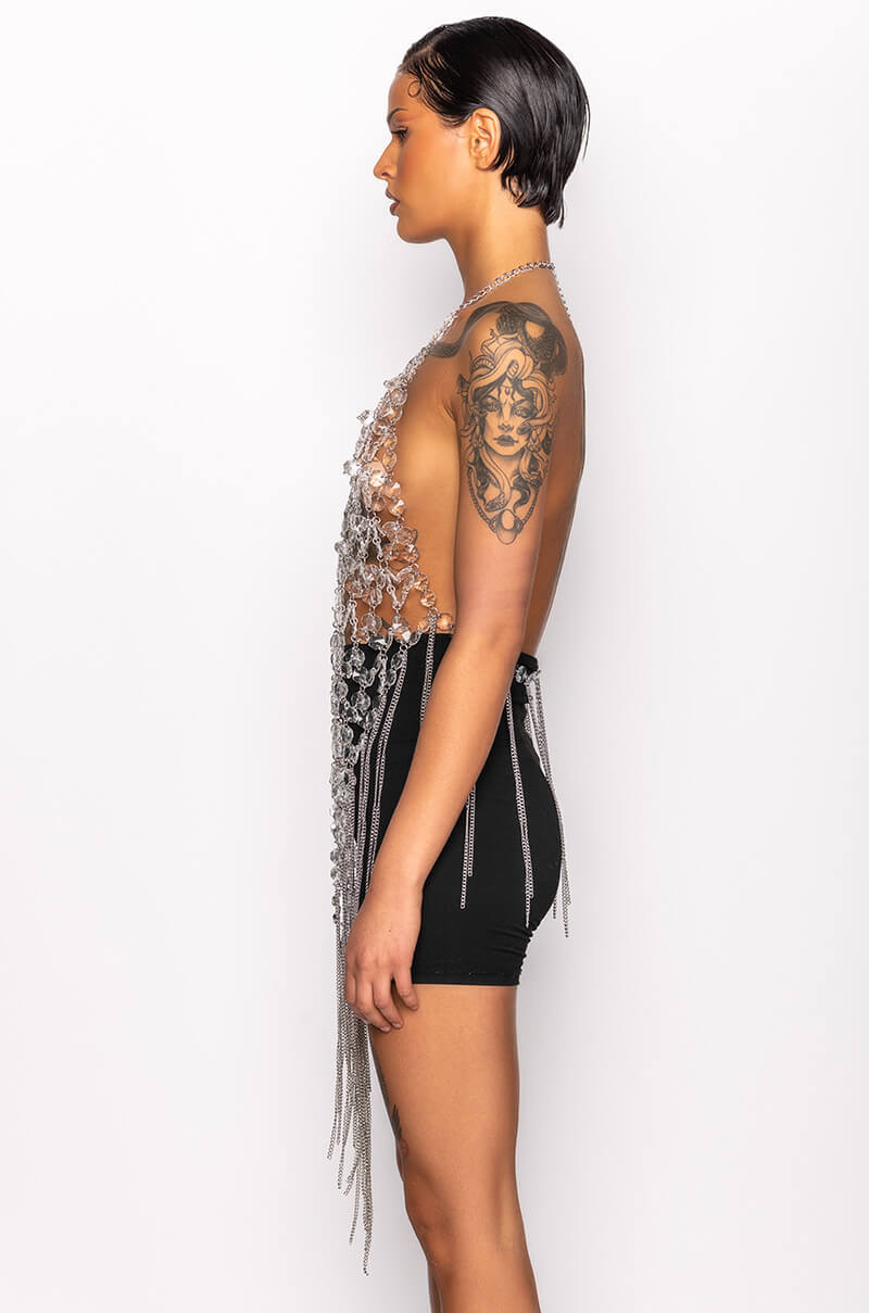 Extra View Fantasy Festival Vibes Gemstone Body Chain