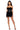 Back View Fatal Attraction Feather Detailed Mini Dress