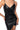 Extra View Faux Leather Surplice Neckline Mini Dress