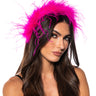 Front View Feather Me Headband