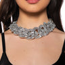 Front View Feelin Icy Baguette Choker