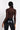 Detail View Feeling Neutral Long Sleeve Mock Neck Mesh Bodysuit in Dark Brown