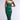 Front View Fields Of Green Mesh Midi Dress