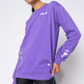 Front View Fila Luce Sweatshirt in Light Purple