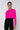 Front View Fila Luigia Long Sleeve Crop Tee in Pink