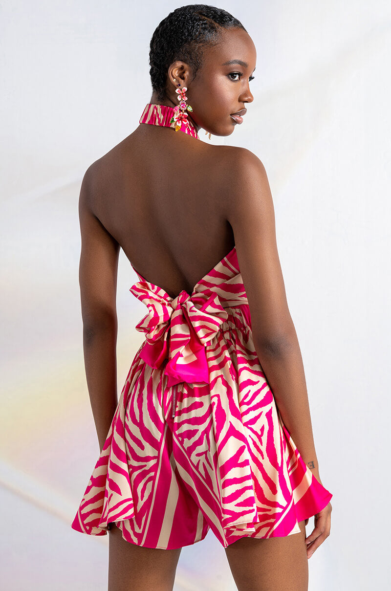 FINER TINGS HALTER TOP ROMPER AKIRA FINER TINGS HALTER TOP ROMPER AKIRA