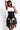 Front View Finesse Bad Bitch Corset in Black