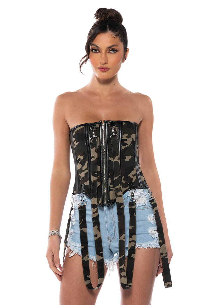 Front View Finesse Baddie Corset