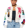 Front View First Row Artist Patch Bomber