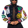 Front View First Row College Dropout Patch Bomber