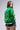 Back View First Row Seat Color Block Bomber Jacket In Green