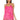 Front View Flapper Fringe Romper In Hot Pink