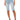Front View Flex Fit Extreme Stretch Distressed Bermuda Shorts