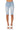 Back View Flex Fit Extreme Stretch Distressed Bermuda Shorts