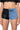 Extra View Flex Fit Extreme Stretch Faux Leather And Denim Shorts