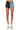 Extra View Flex Fit Extreme Stretch Faux Leather And Denim Shorts