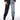 Front View Flex Fit Extreme Stretch Half And Half Faux Leather Jogger