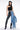 Side View Flex Fit Extreme Stretch Half And Half Pu High Waist Skinny Jeans