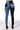 Extra View Flex Fit Extreme Stretch Half And Half Pu High Waist Skinny Jeans