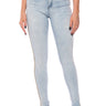 Front View Flex Fit Extreme Stretch High Waist Pearl Skinny Jeans