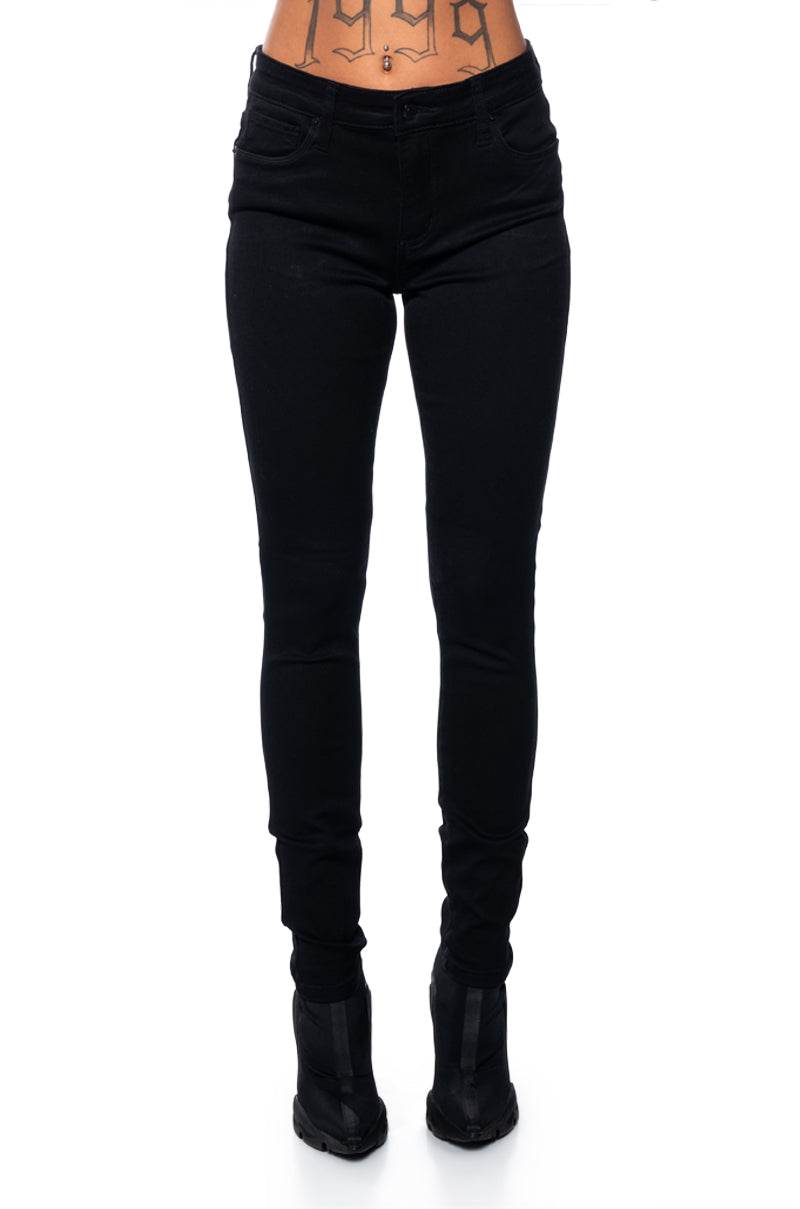Detail View Flex Fit Extreme Stretch High Waisted Skinny Jeans