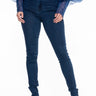 Front View Flex Fit Extreme Stretch High Waisted Skinny Jeans